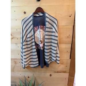 NEW COFFEESHOP beachy knit cardigan in multi